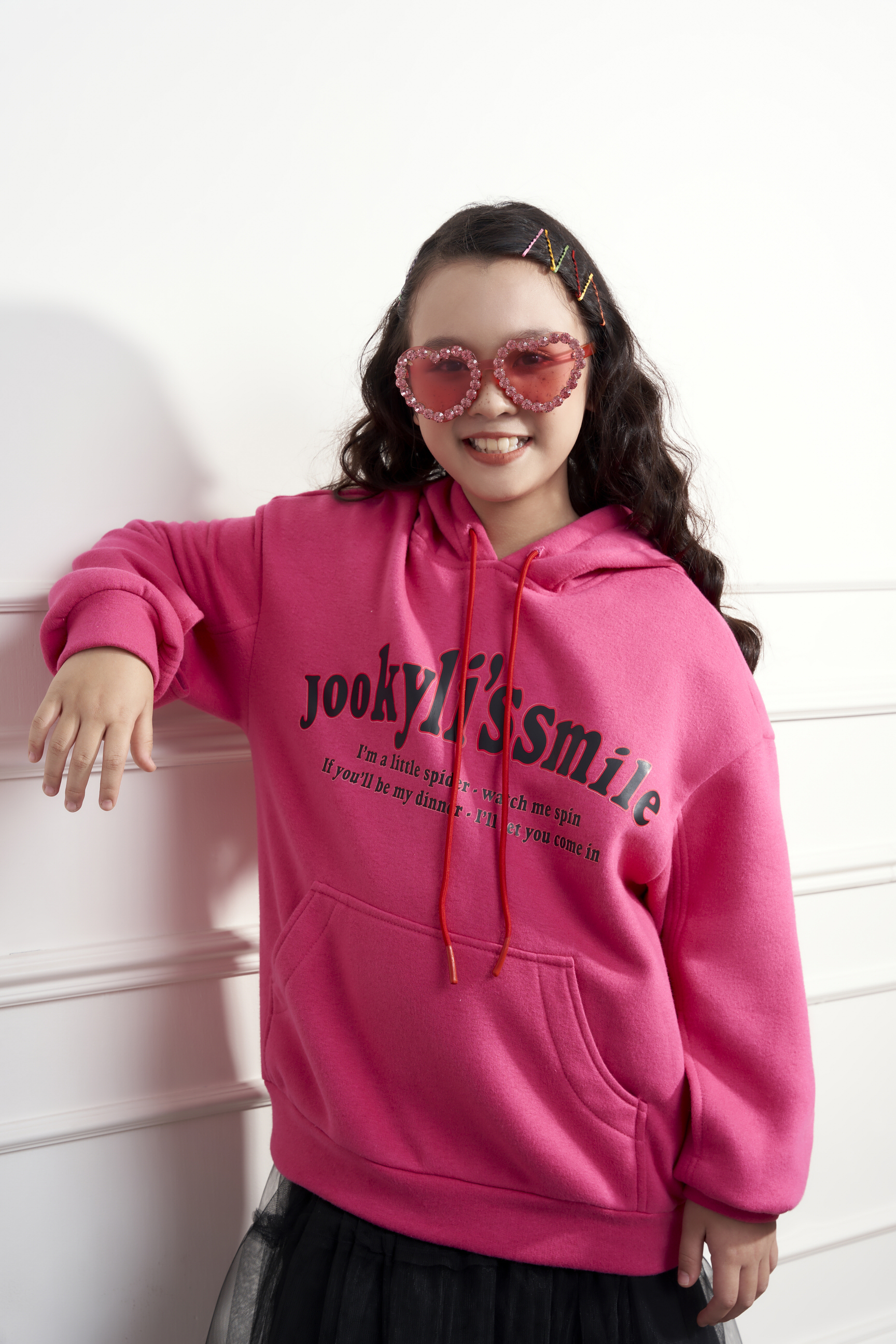 Áo Hoodie Over Smile 58G1041