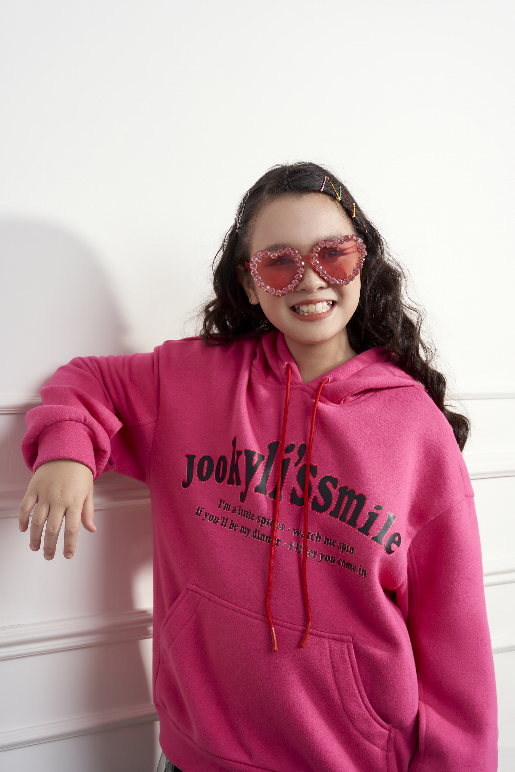 Áo Hoodie Over Smile 58G1041