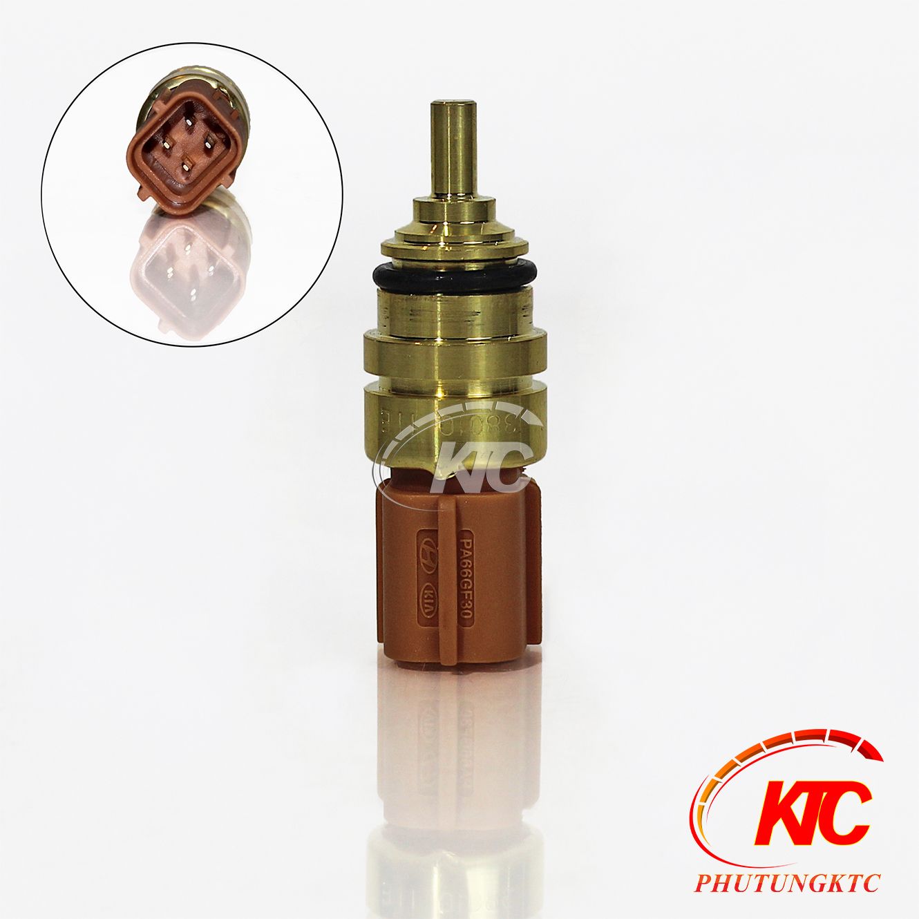 Cảm biến nhiệt độ nước 4 giắc hãng HYUNDAI, 3922038010