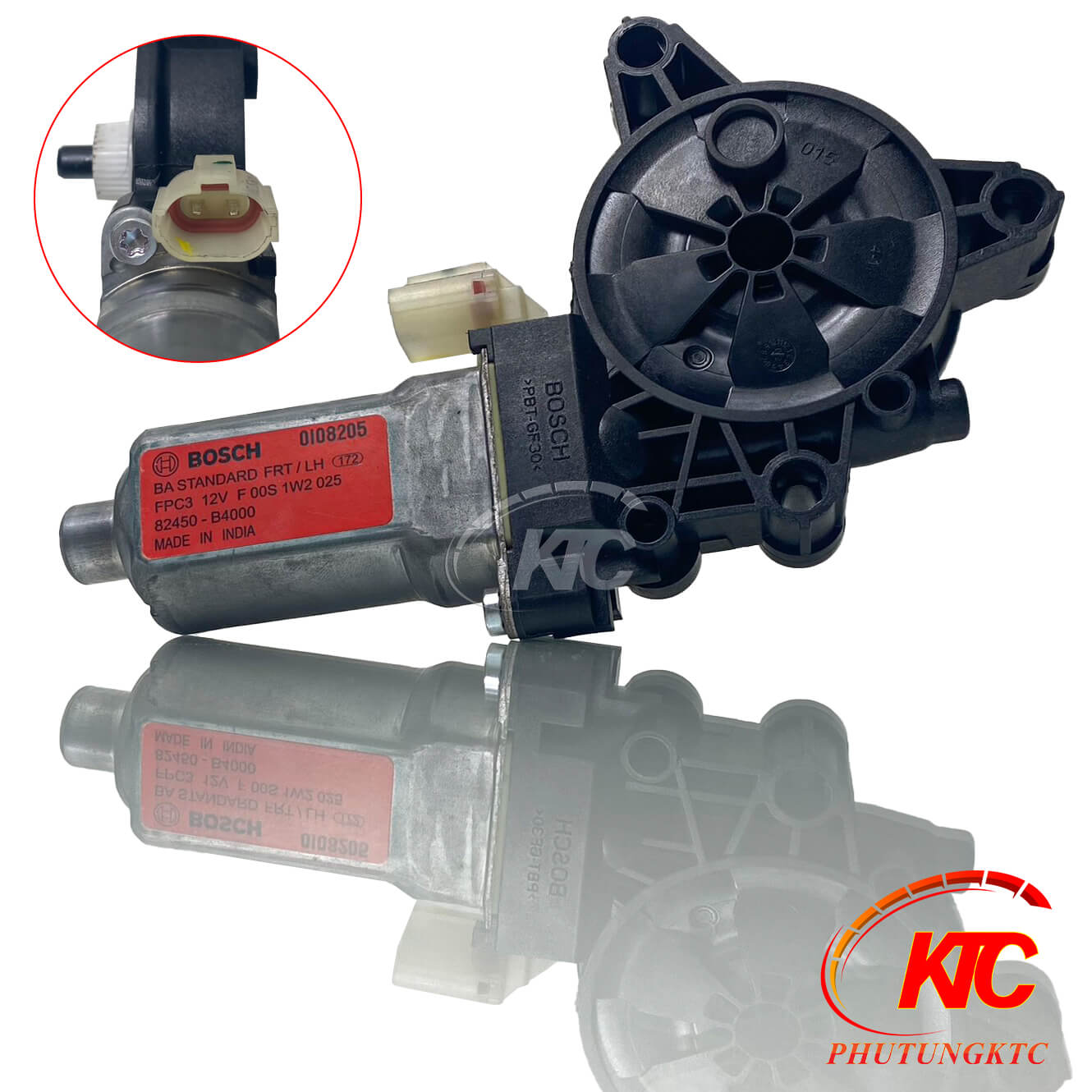 Mô tơ nâng kính trước Grand i10 hãng HYUNDAI, 82450B4000