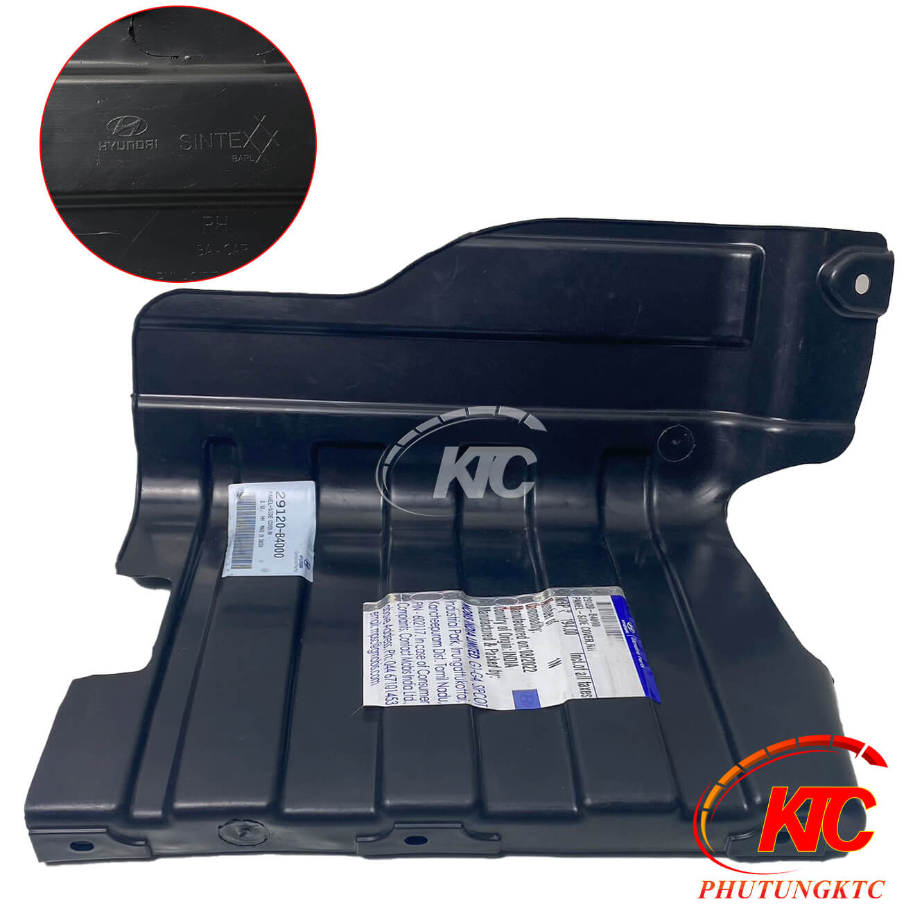 Chắn bùn động cơ RH hãng HYUNDAI, 29120B4000