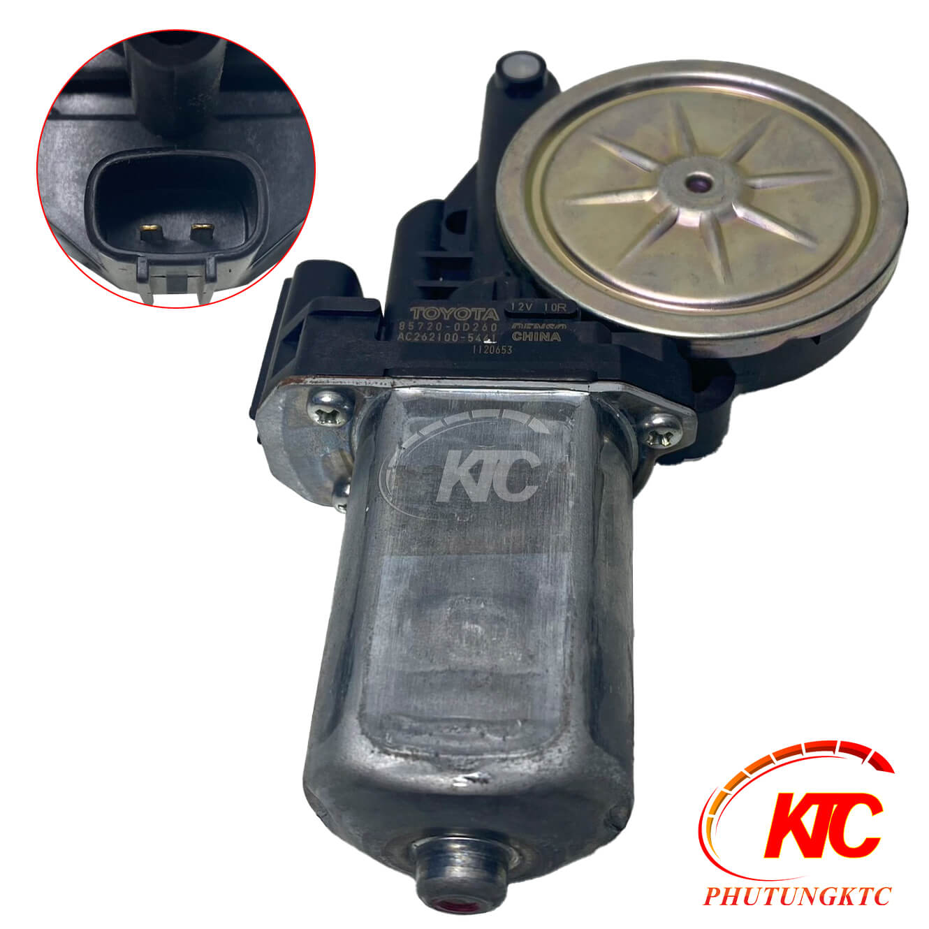 Mô tơ nâng kính sau Vios RH hãng TOYOTA, 857200D260