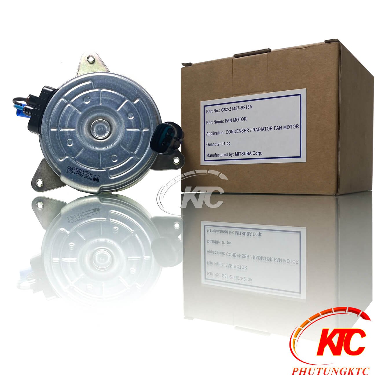 Mô tơ quạt két nước hiệu DENSO, (Japan: G8221487B213A)