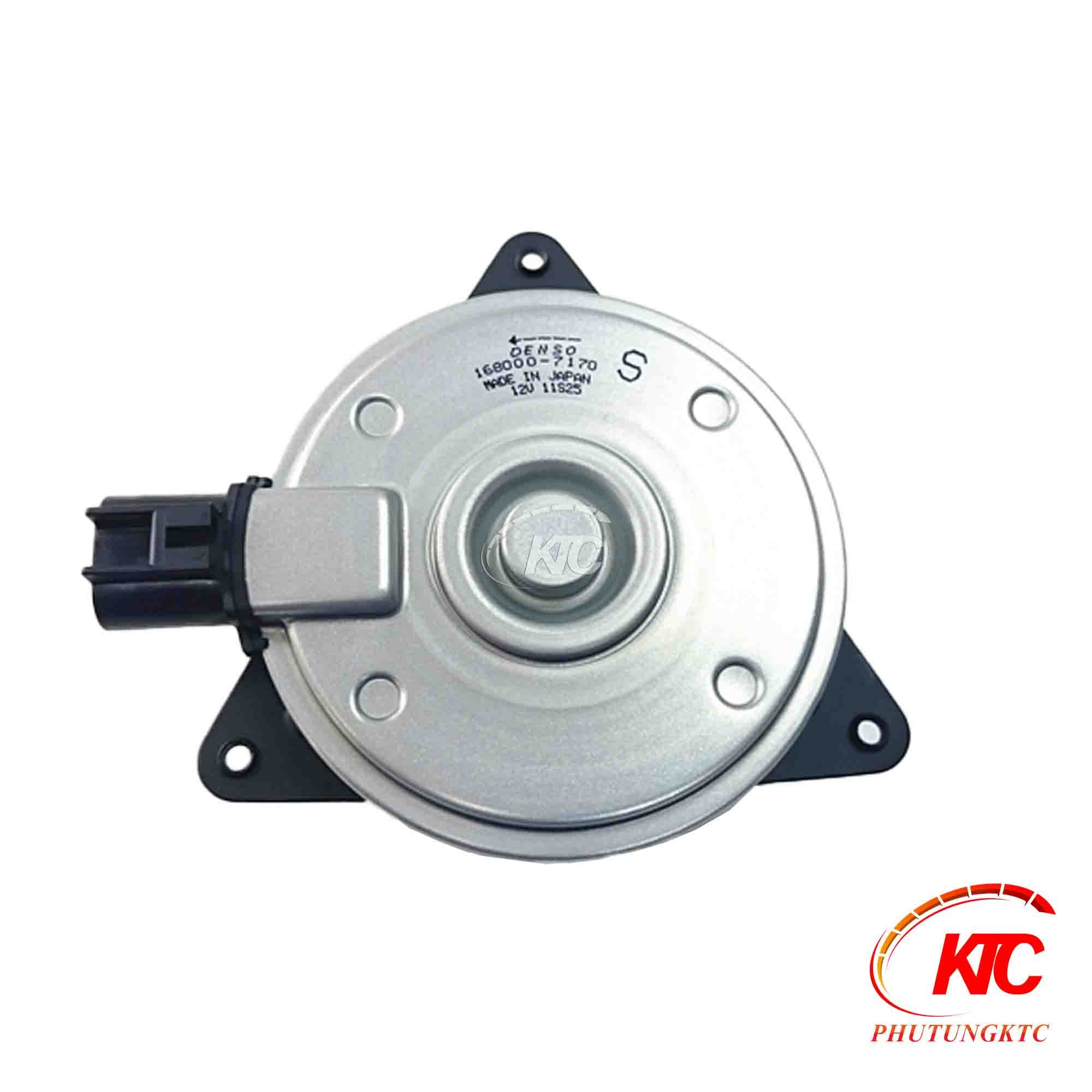 Mô tơ quạt két nước hiệu DENSO 2 giắc, 1680007170