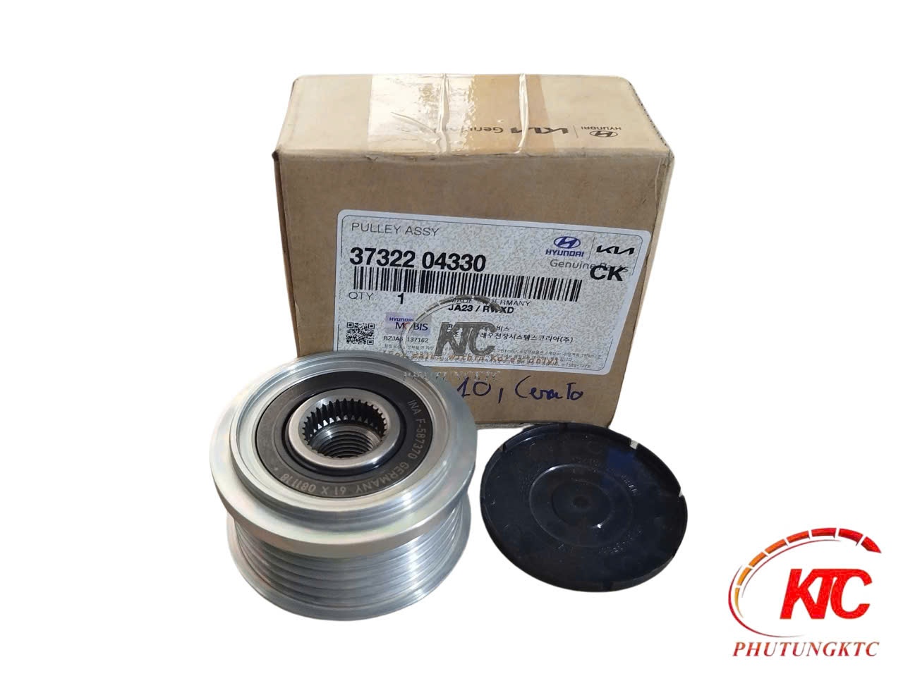 Puly máy phát hãng Hyundai Kia, 3732204330