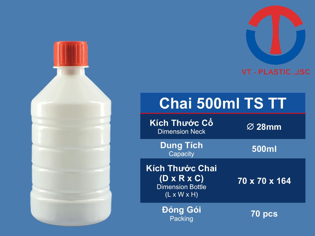 Chai 500ml TS TT