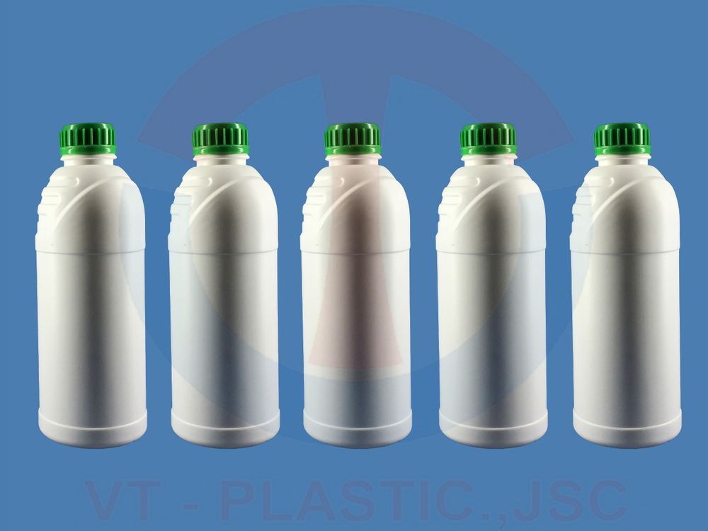 Chai 1L HDPE Đựng Thuốc Thú Y - Đựng Sản Phẩm Nông Dược