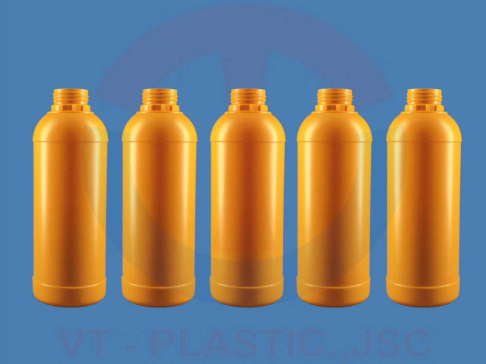 Chai 1L HDPE Đựng Chế Phẩm Sinh Học - Nông Dược - Vi Sinh