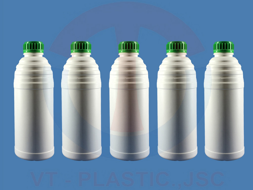 Chai 1L HDPE Đựng Thuốc Thú Y - Đựng Sản Phẩm Nông Dược