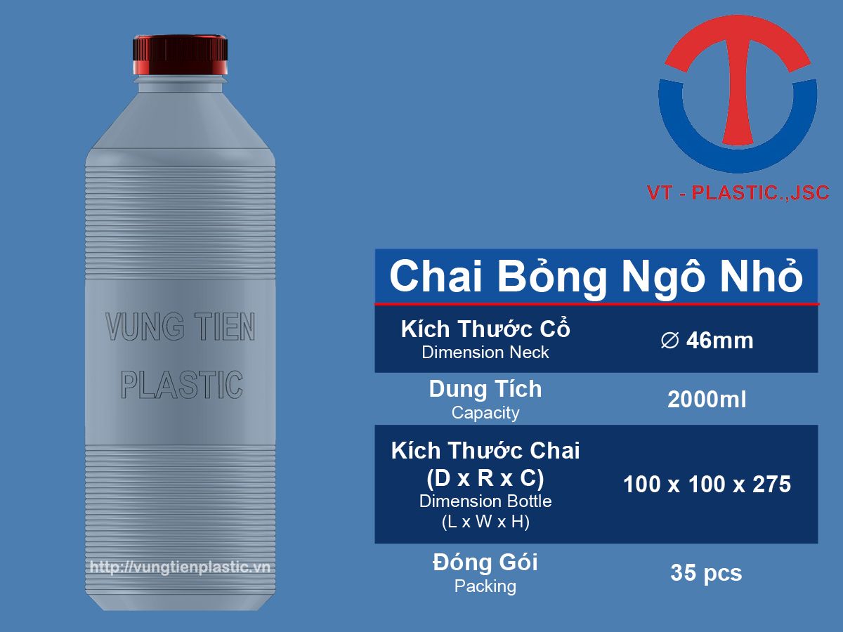 Chai bỏng ngô nhỏ