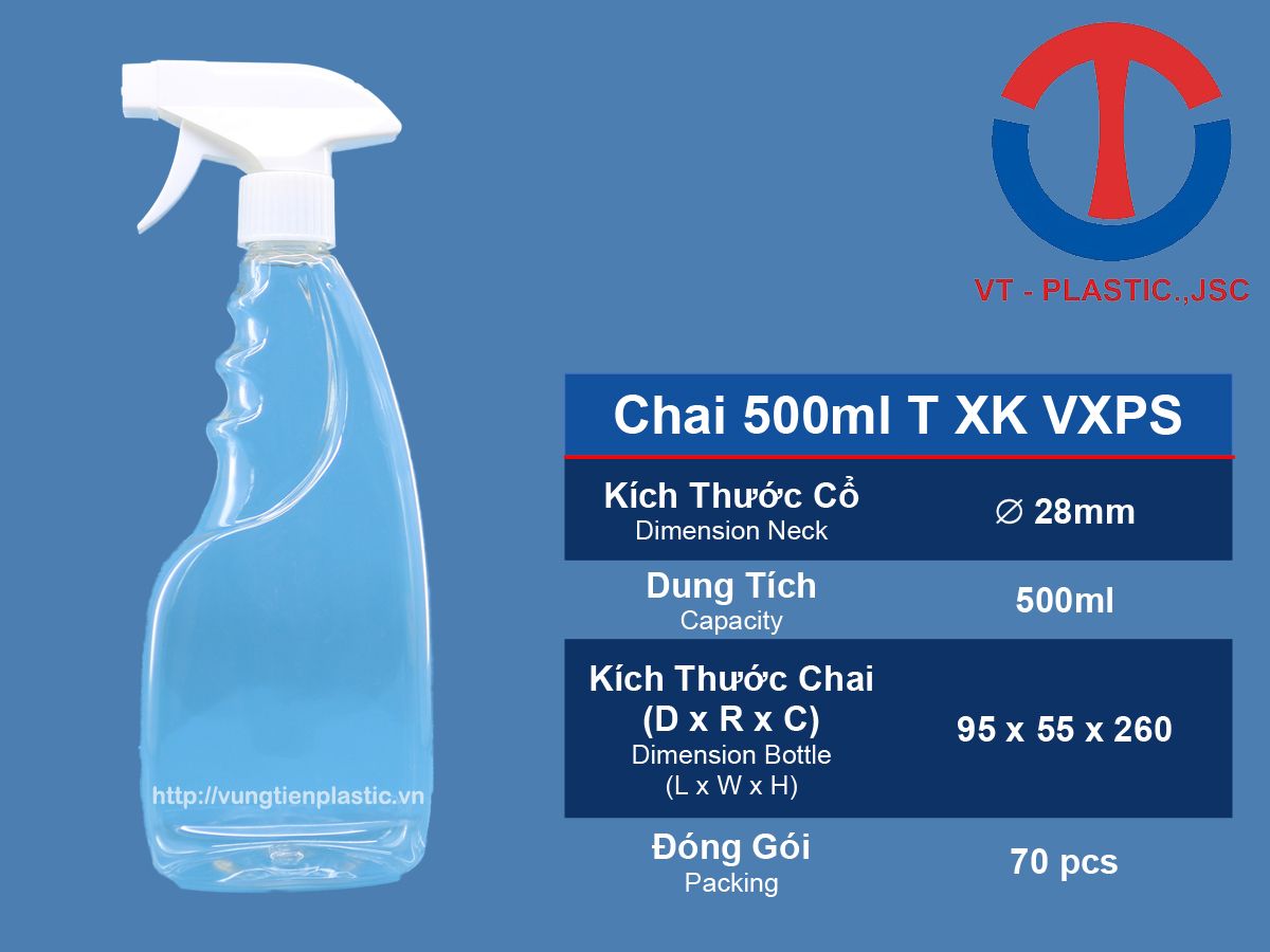 Chai 500ml Xịt Phun Sương - Xịt Cồn - Xịt Khử Trùng - Xịt Khử Khuẩn