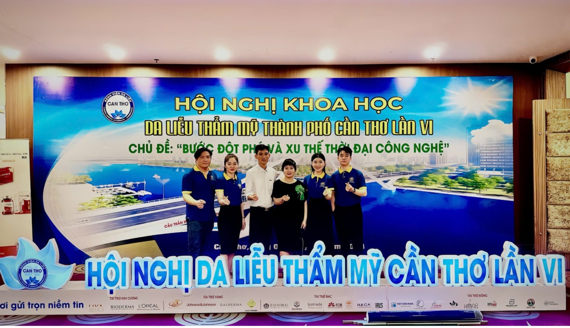 DMP Sen Vàng đang có mặt tại Hội Nghị Khoa Học Da Liễu Thành Phố Cần Thơ Lần Thứ 6