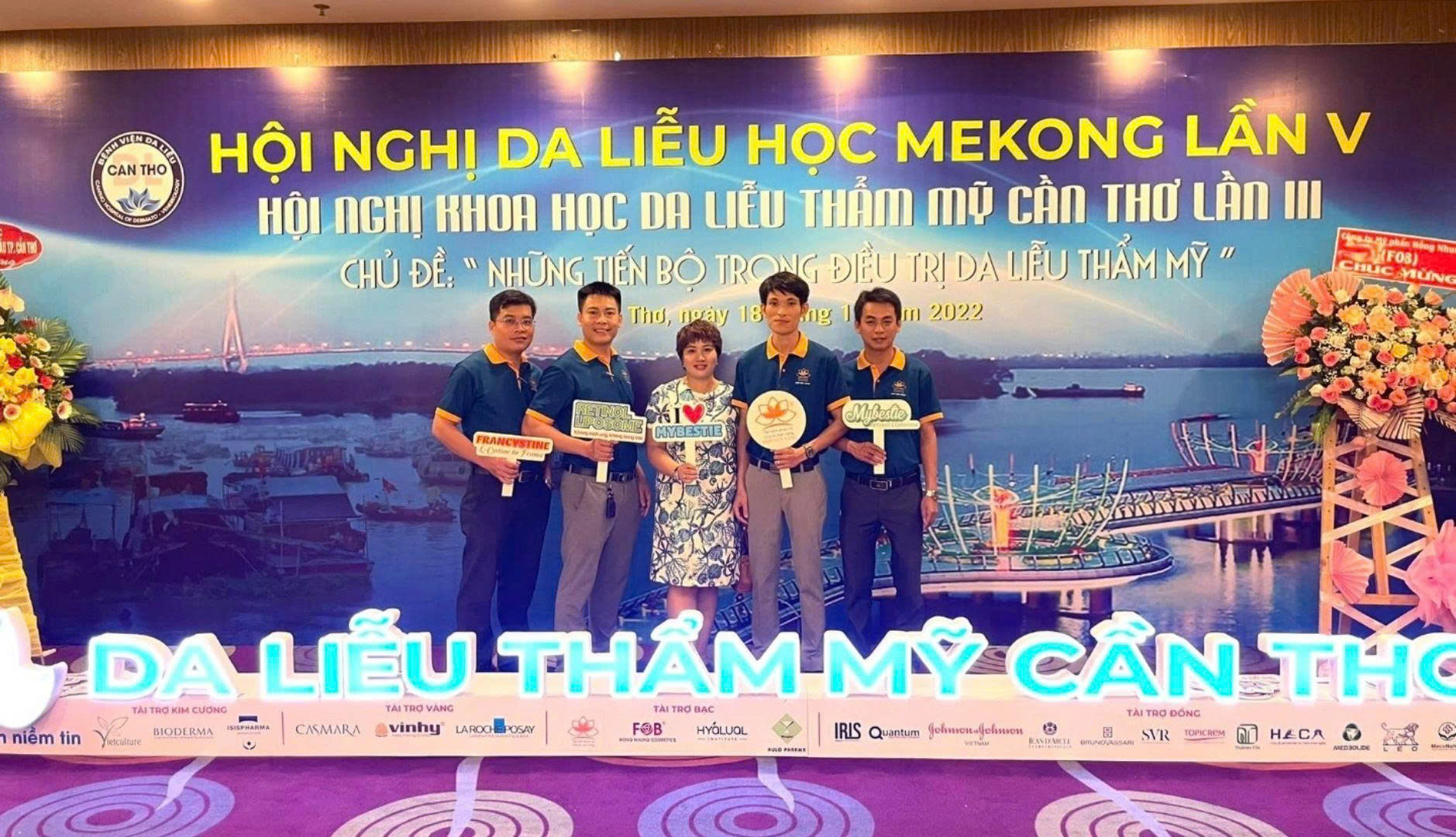Công Ty TNHH Dmp Sen Vàng Chúc Mừng Hội Nghị Da Liễu Học Mekong Lần Thứ V & Hội Nghị Khoa Học Da Liễu Thẩm Mỹ Cần Thơ Lần Thứ III Diễn Ra Thành Công Tốt Đẹp 