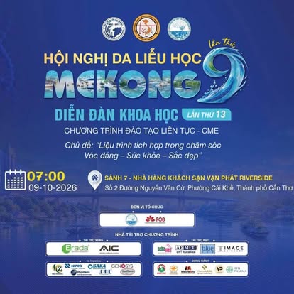 DMP SEN VÀNG ĐỒNG HÀNH CÙNG HỘI NGHỊ DA LIỄU HỌC MEKONG LẦN THỨ 9 & DIỄN ĐÀN KHOA HỌC LẦN THỨ 13.