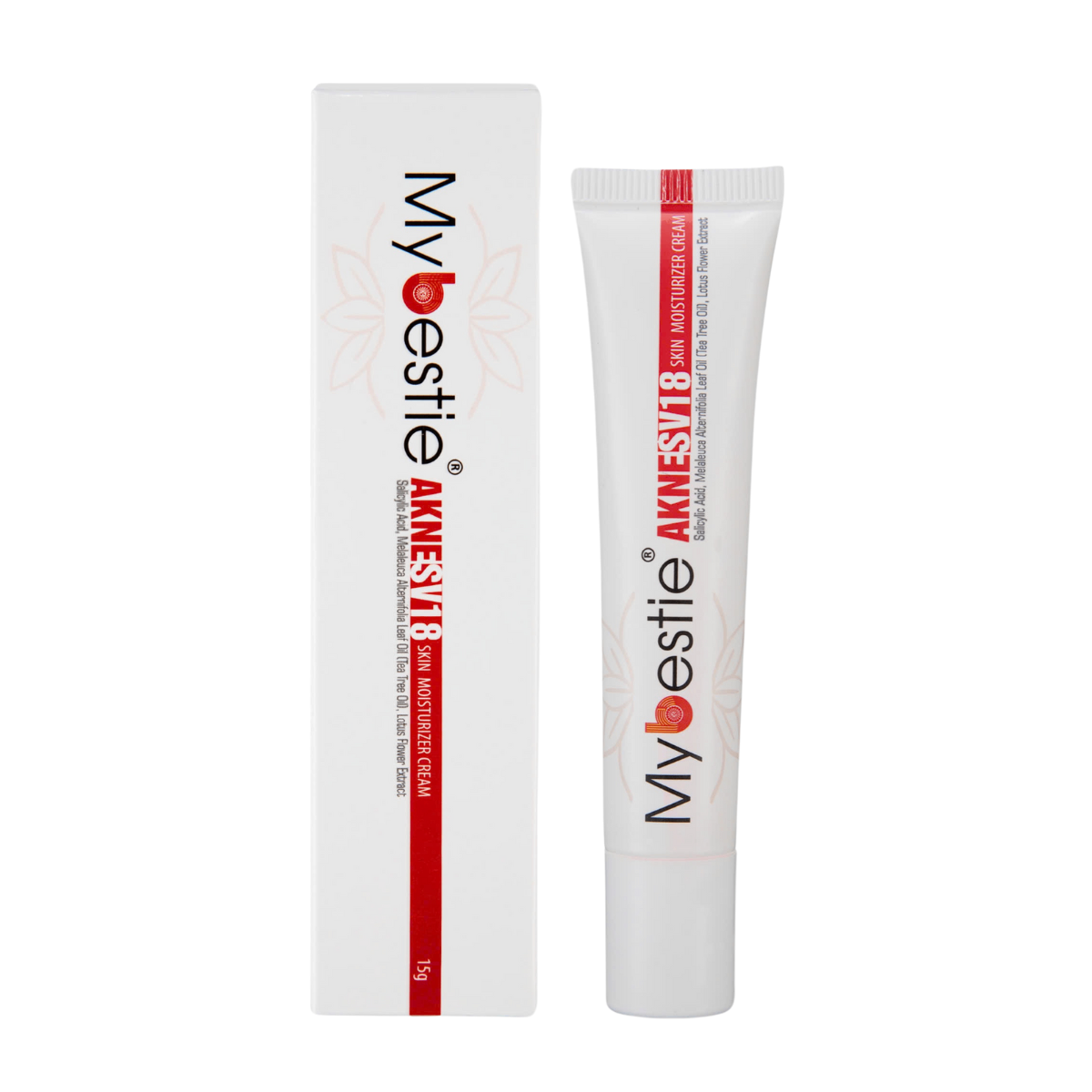 Kem dưỡng cho da dầu mụn Mybestie Aknesv18 Skin Moisturizer Cream giảm mụn và ngăn ngừa mụn 15g
