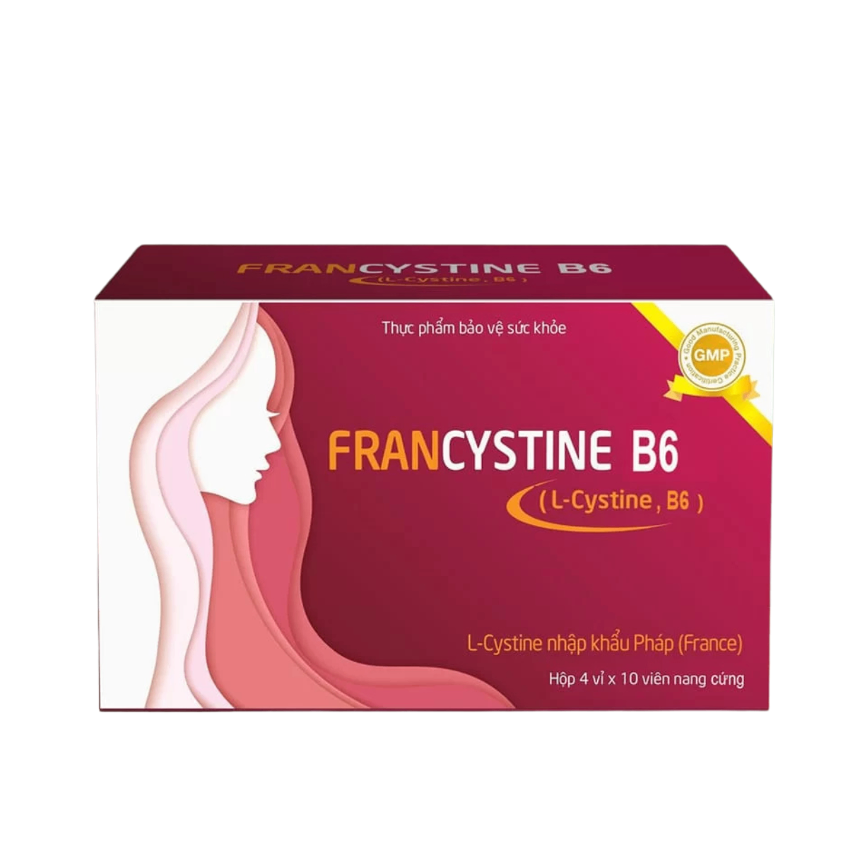 FRANCYSTINE B6 tăng cường sức khỏe và làm đẹp da, tóc, móng, bổ sung vitamin B6