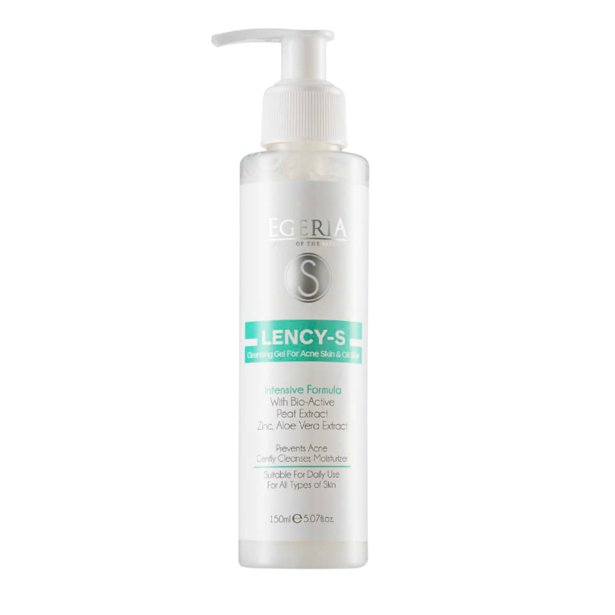 Sữa rửa mặt EGERIA LENCY-S CLEANSING GEL dành cho da dầu mụn