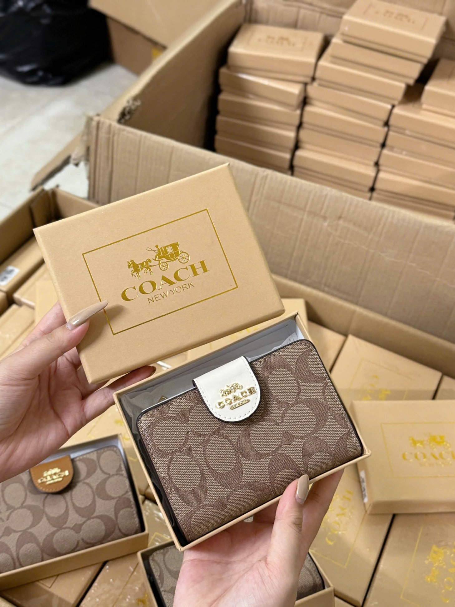 8492# Ví Coach hàng Xuất Dư fullbox