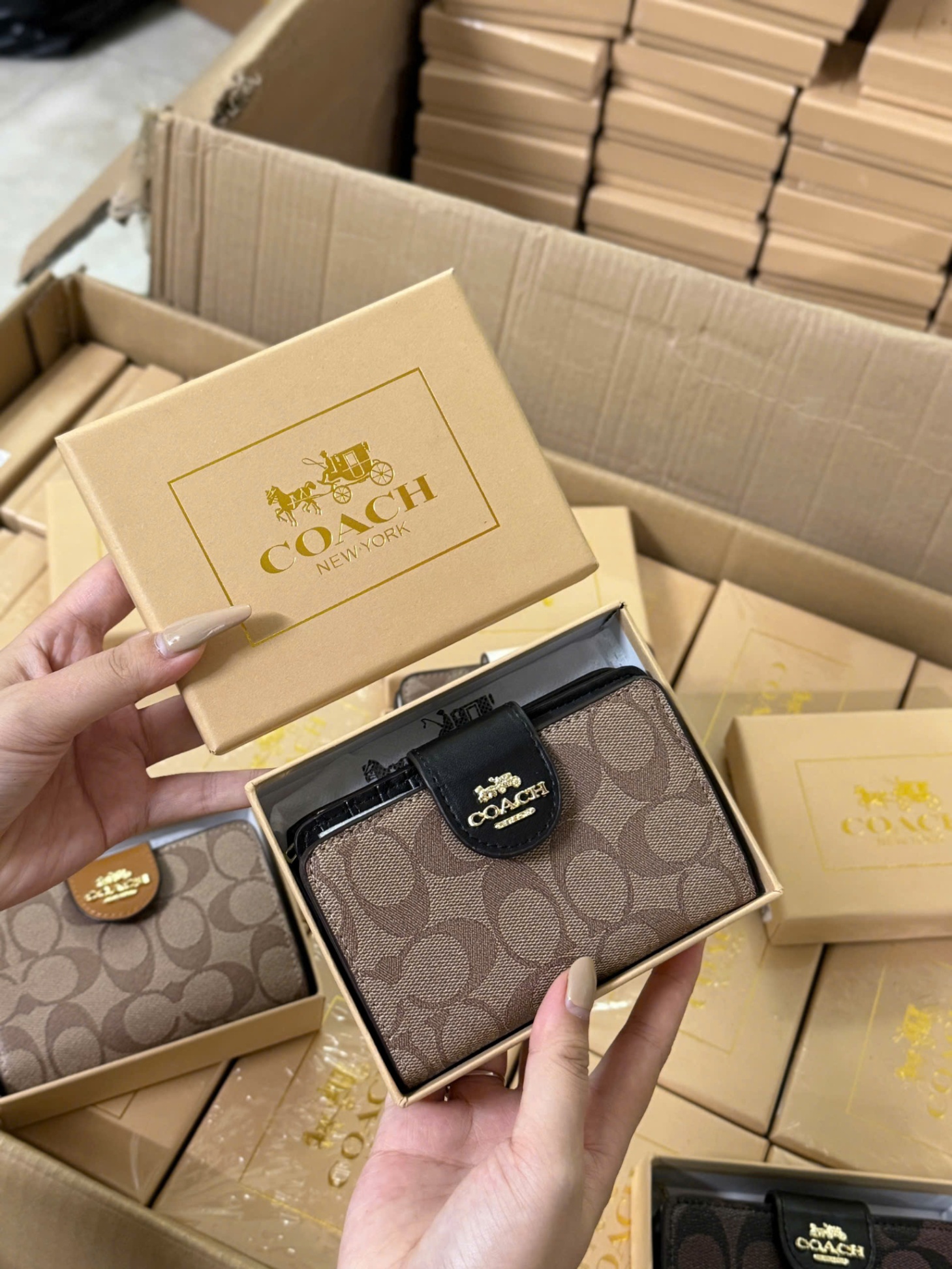 8492# Ví Coach hàng Xuất Dư fullbox