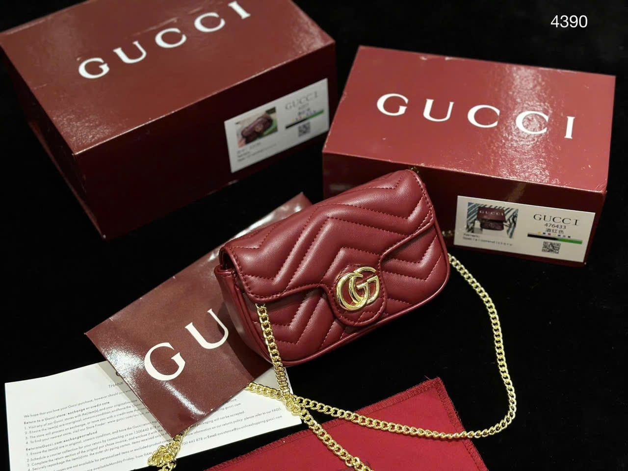 476433# Túi Gucci mini SPV box nam châm