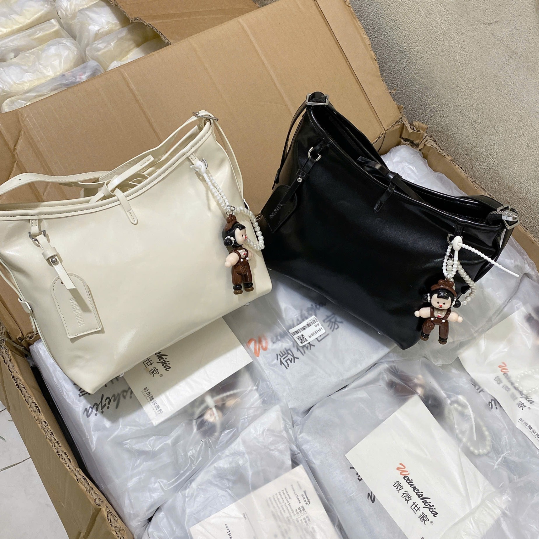1043# Túi Tote da trơn bigsize