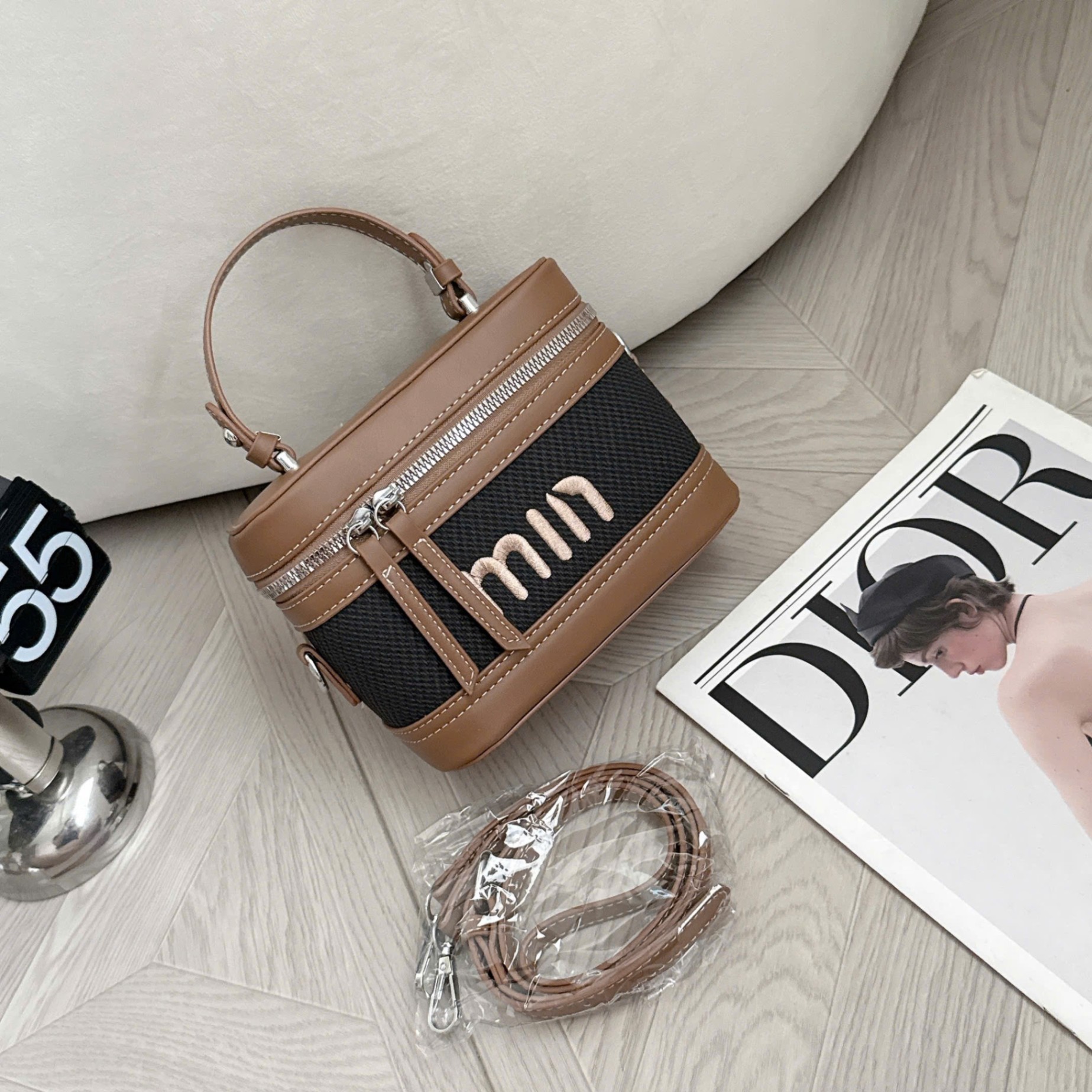 002MM# Túi Min cốp phối màu mini