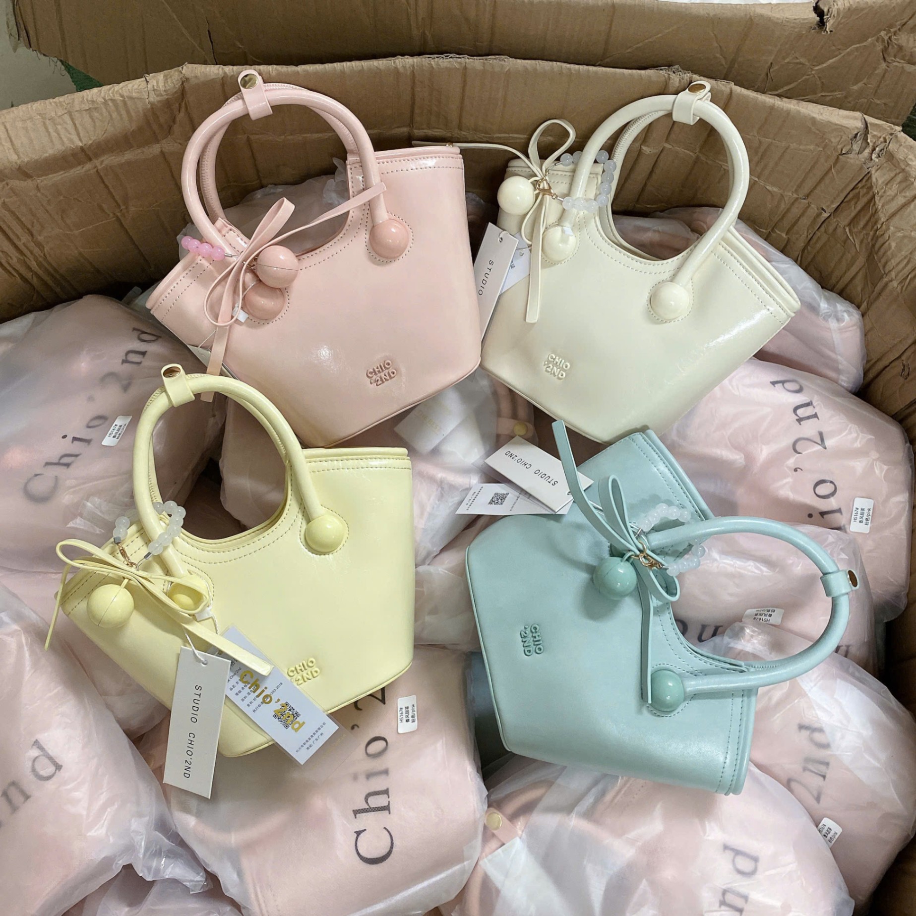 HS167# Túi Chio`2nd Tote 4 màu