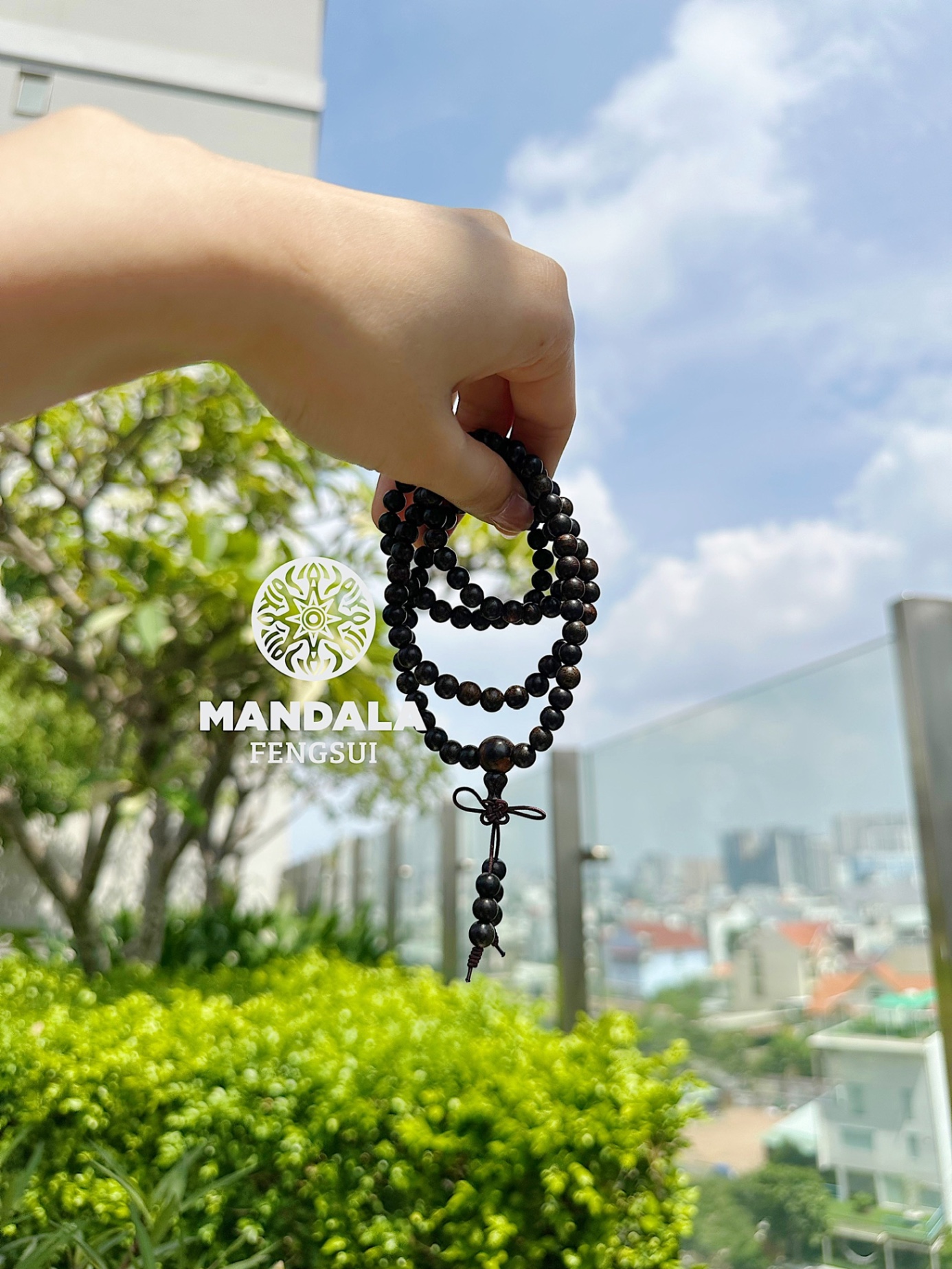 Chuỗi trầm hương indo 108 hạt 6mm