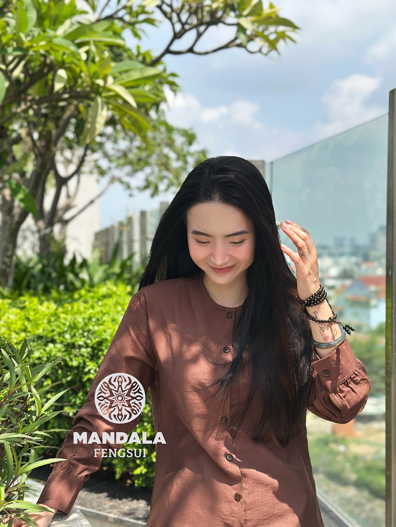 Trang Phục Hoàng Trà - Nâu đất