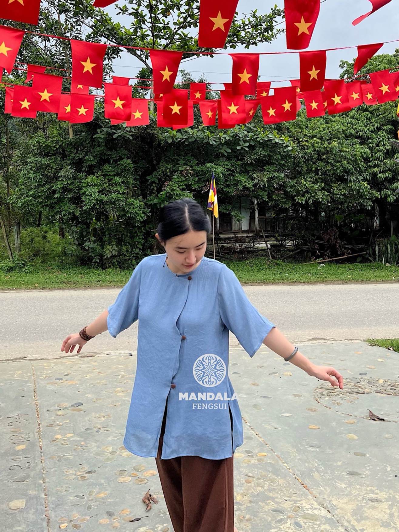 Trang Phục Hải Đường - Xanh biển