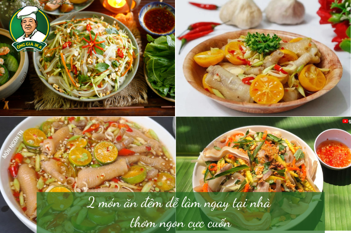 2 món ăn đêm dễ làm ngay tại nhà thơm ngon cực cuốn