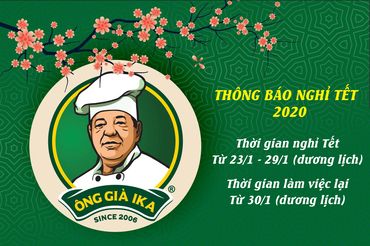 THÔNG BÁO NGHỈ TẾT ÂM LỊCH 2020