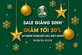 Tưng bừng khuyến mãi mừng giáng sinh 2020 và tết dương lịch 2021