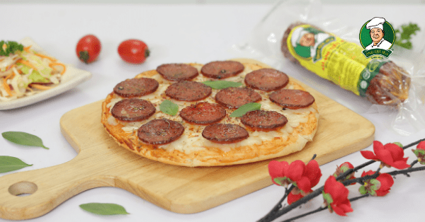 Trổ tài chế biến món Pizza Salami siêu ngon, chuẩn vị mà vô cùng đơn giản