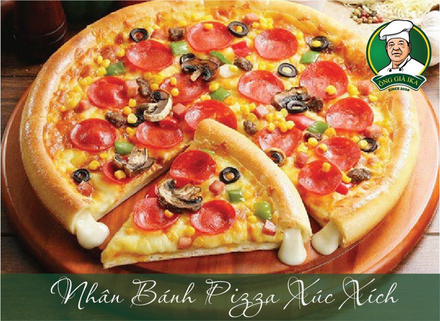 Cách làm nhân bánh pizza xúc xích NGON ĐỈNH không kém ngoài hàng