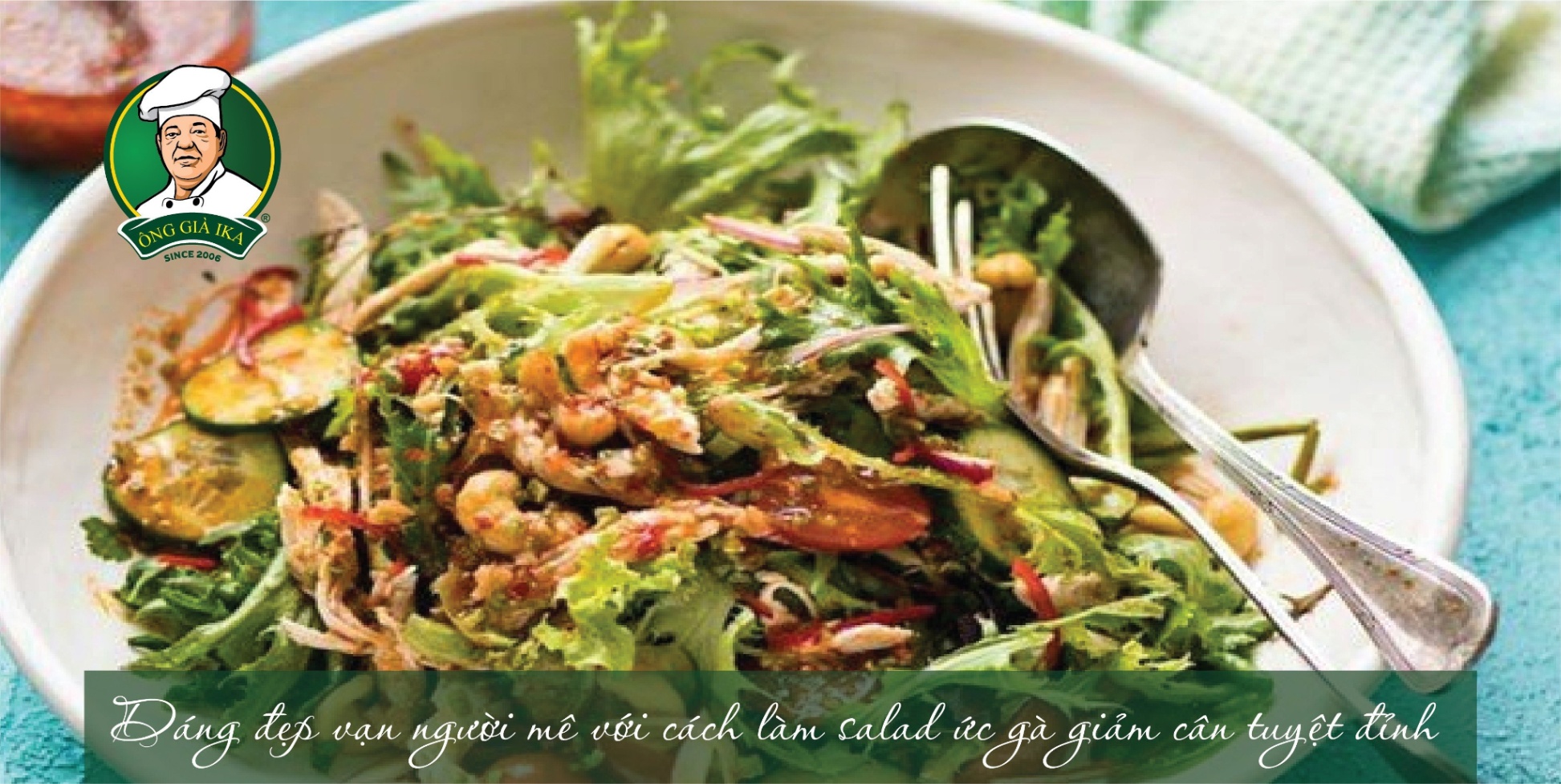 Dáng đẹp vạn người mê với cách làm salad ức gà giảm cân tuyệt đỉnh