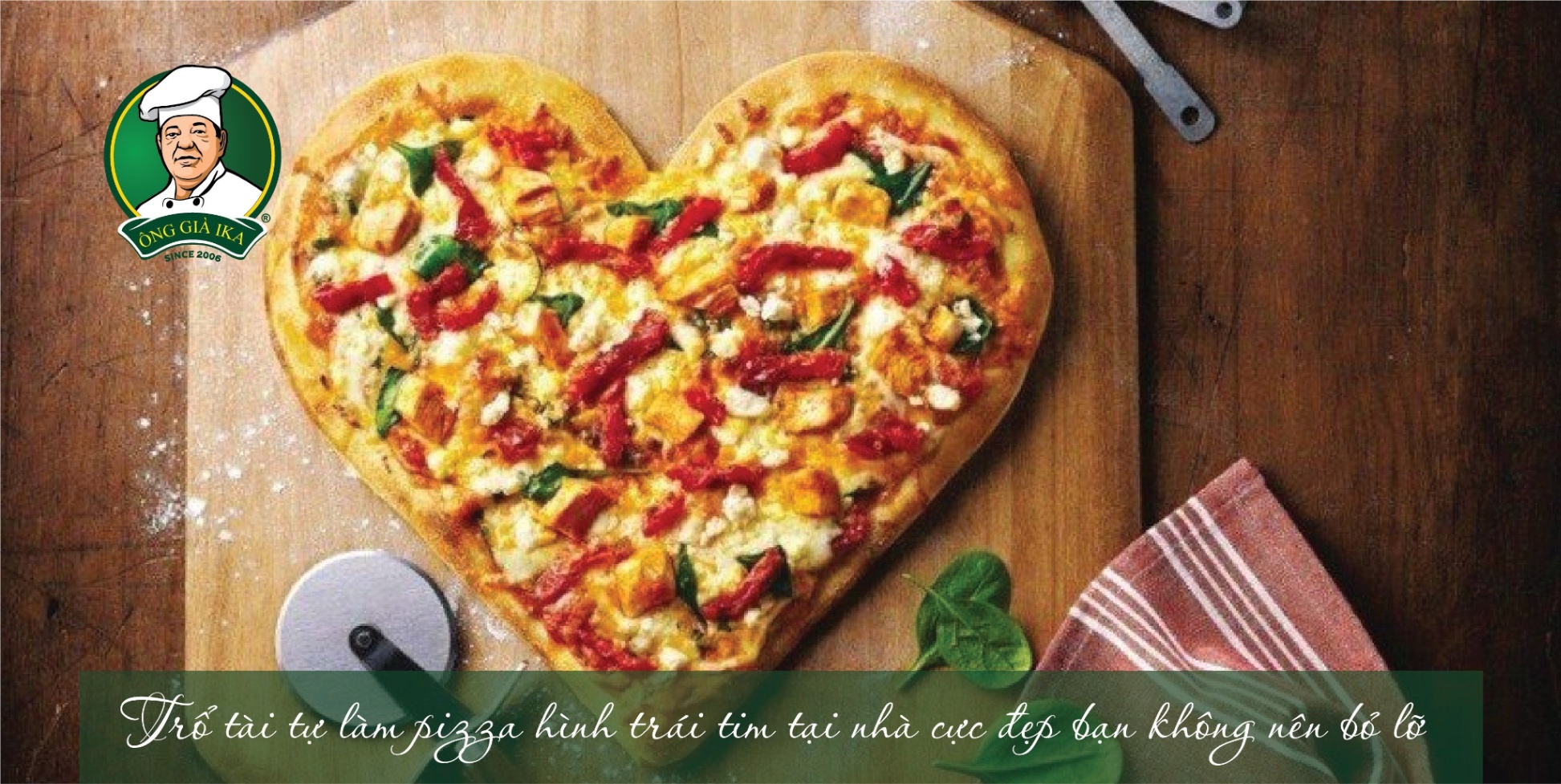 Trổ tài tự làm pizza hình trái tim tại nhà cực đẹp bạn không nên bỏ lỡ