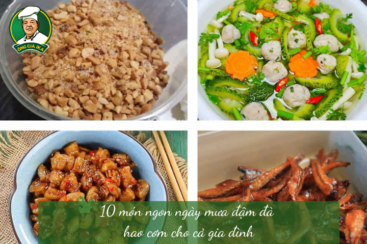 10 món ngon ngày mưa đậm đà hao cơm cho cả gia đình