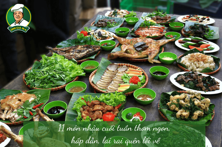 11 món nhậu cuối tuần thơm ngon, hấp dẫn, lai rai quên lối về
