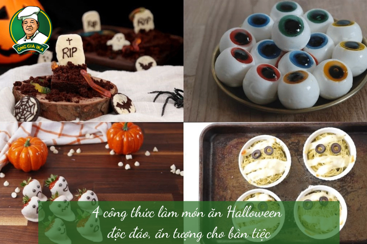 4 công thức làm món ăn Halloween độc đáo, ấn tượng cho bàn tiệc