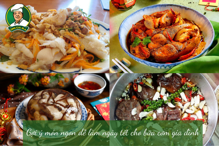 Gợi ý món ngon dễ làm ngày tết cho bữa cơm gia đình