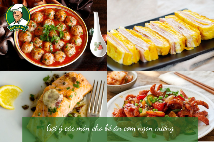Gợi ý các món cho bé ăn cơm ngon miệng