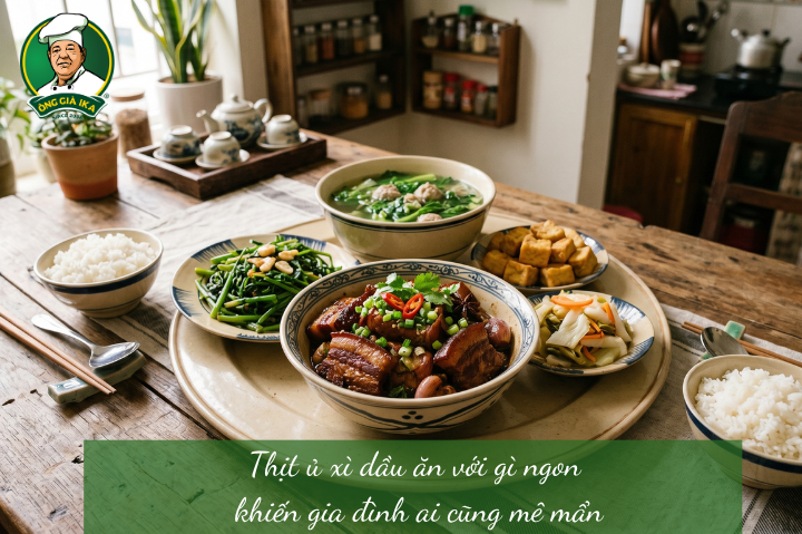 Thịt ủ xì dầu ăn với gì ngon khiến gia đình ai cũng mê mẩn