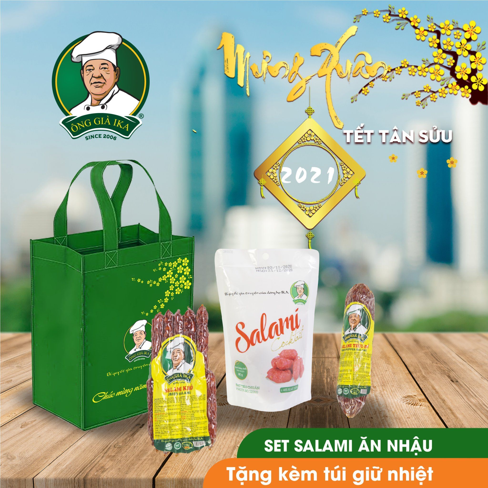 Set salami ăn nhậu