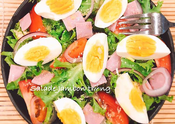 Salad jambon giải nhiệt ngày hè