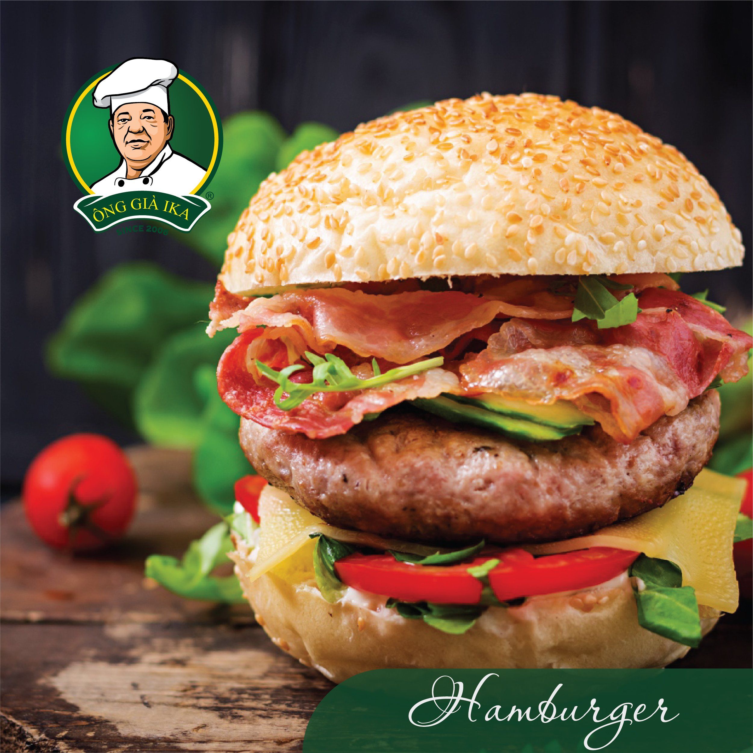 Hamburger là món ăn nhanh rất phổ biến tại Mỹ