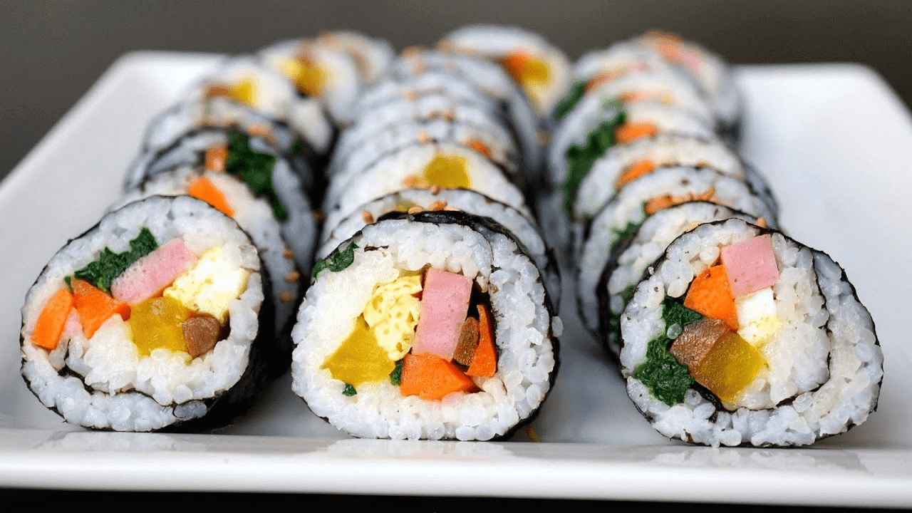 Kimbap – cơm cuộn Hàn Quốc