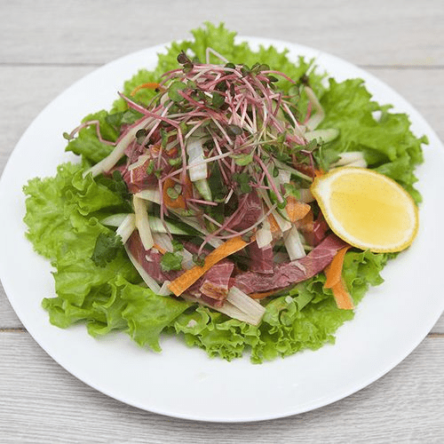 Salad bắp bò hun khói IKA