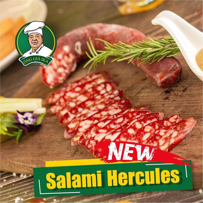 Salami HERCULES - “Siêu phẩm” Salami lên men MỚI nhất tại Ông già IKA