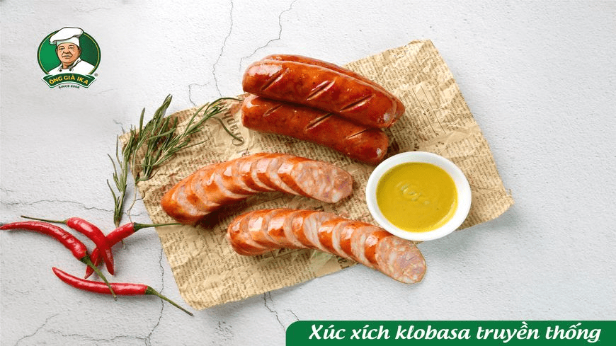 Xúc xích Klobasa truyền thống IKA giòn dai, đậm vị